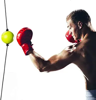Боксовия рефлексология топка за координация на ръцете и очите Боксерское екипировка, за тренировки в домашни условия Двустранен strike топка за тренировка на скоростта на бойното поле
