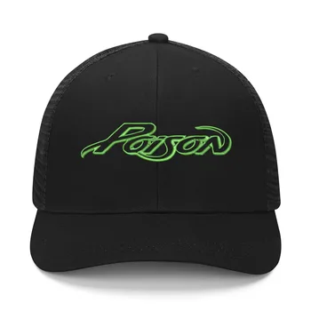 Poison Rock Band поп шапка с бродерия на мъжки дамски спортна бейзболна шапка на хип-хоп дишащи летни шапки, шапки с логото на поръчка