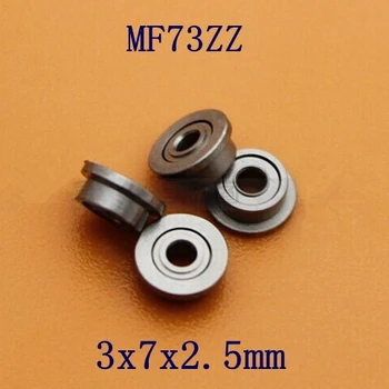 100 бр./лот MF73ZZ фланцов лагер MF73 3*7*2.5 мм миниатюрни фланцевые радиални лагери 3x7x2,5