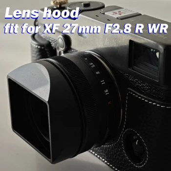 XF 27 мм F2.8 R WR Обектив Второ поколение Квадратна сенник за обектив за обектив XE4 XH2 XT4 XS10 XT5 x-pro1 TTArtisan Защитна Капачка за Обектива на камерата Удерживающая