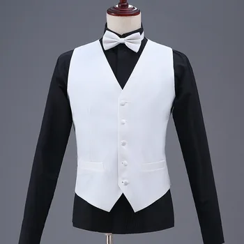 Ретро британски оборудвана мъжки костюм, жилетка, случайни бизнес професионален жилетка, младежки бизнес костюм, жилетки, елегантни и ежедневни мъжки дрехи