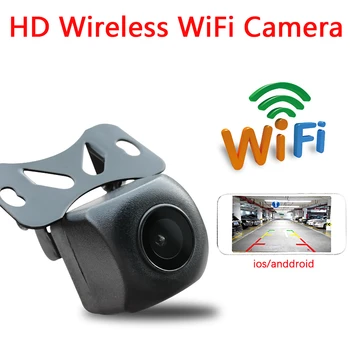 Безжичен WIFI Обектив Рибешко Око CVBS Автомобилна Камера HD Starlight Нощно Виждане IP68 Водоустойчив 170 ° Широкоъгълен HD Цветен Обръща Изображението