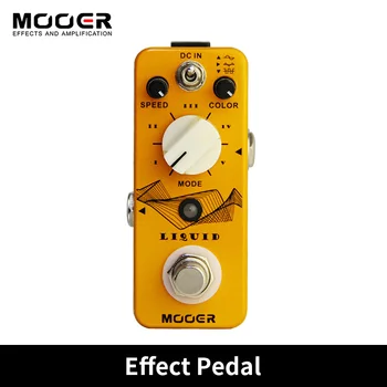 Гитарная Педала MOOER Audio Micro Liquid Digital Phaser Effect с 5 Различни Педали ефекти и 3 Избирани Волновыми Гитарными Аксесоари