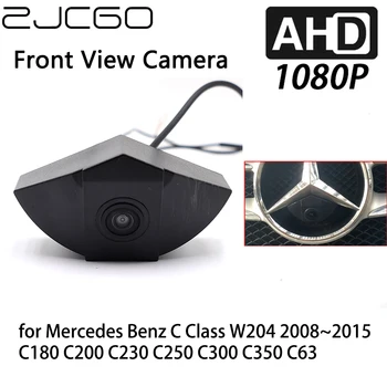 ZJCGO Изглед Отпред на Автомобила Лого Парковочная Помещение AHD 1080 P Нощно Виждане за Mercedes Benz C Class W204 C180 C200 C230 C250 2008 ~ 2015