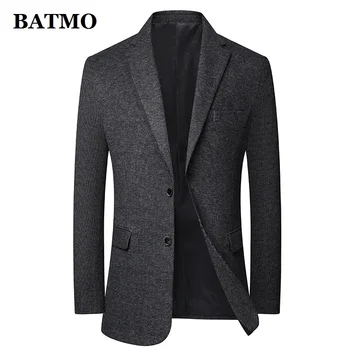 BATMO 2020, ново записване, пролетта на случайни сиви карирани блейзър за мъже, мъжки ежедневни якета, големи размери на M-4XL 1961