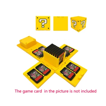 10 бр. в партията, калъф за съхранение на игри 16 в 1, сгъваема кутия за превключвател за N-S, кутия за игра на карти, титуляр на кубчета, преносима защитна кутия