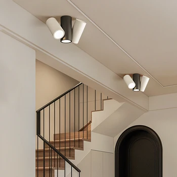 Скандинавски led тавана лампа, кръгла лампа с регулируема яркост за коридор, дрешник, веранда, творчески лампи за дома под формата на сот
