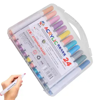 Маркери за colorization, детски водоустойчив художествен маркер, цветни маркери, ярки многофункционален детски комплект маркери за colorization, безопасен за камък